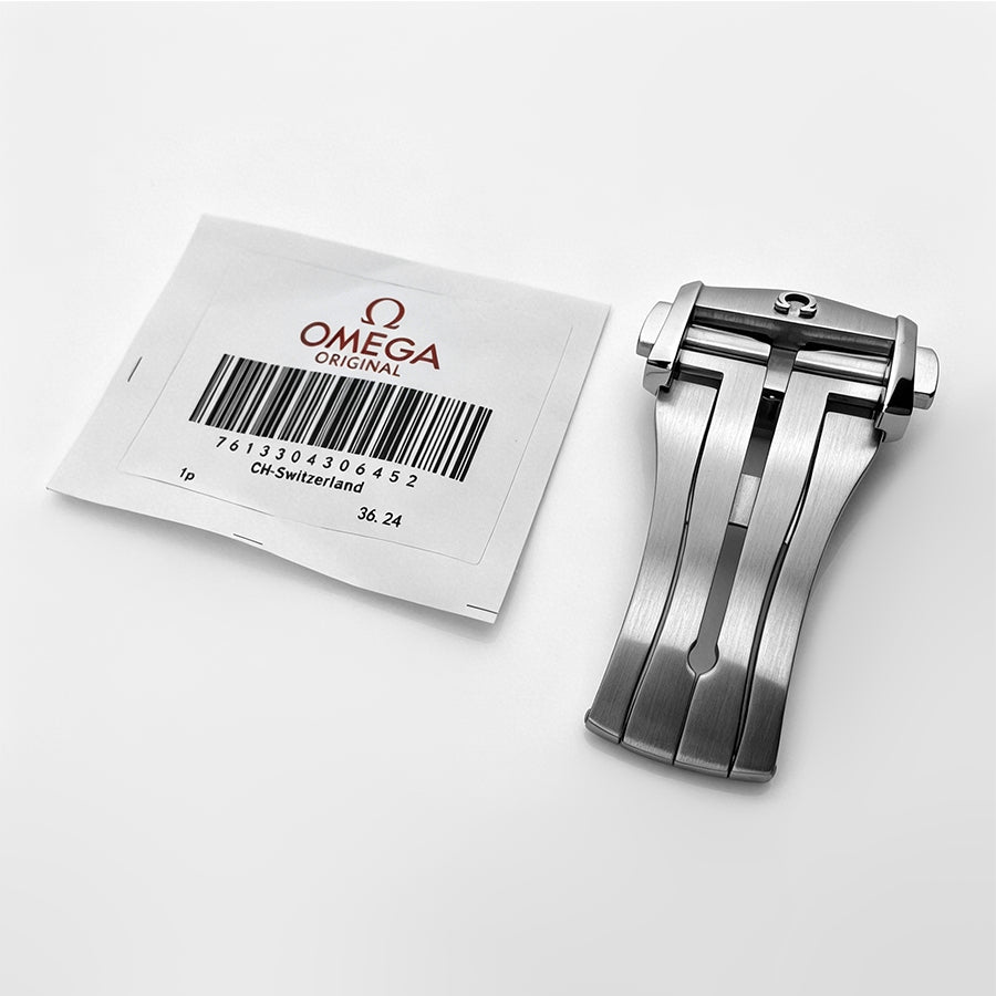 Premium Upgrade! 18mm Deployment Clasp Buckle Replacement for Omega Speedmaster (Model # 94521873)