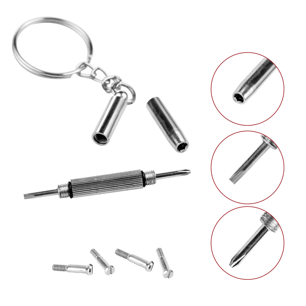 Hicycle2 4PCS Screws For Ray Ban RB2140 RB2168 RB4195 RB4148 RB4152 RB4168 RB4169 RB4340 RX5022 RX5121 RX5227 Replacement Temple Hinge Screw