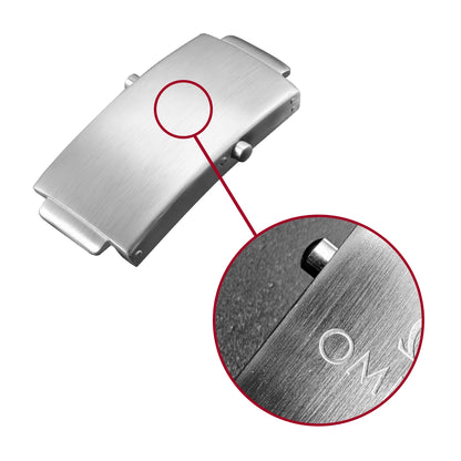 Clasp Buckle Band Replacement For Omega Seamaster 1503/825 Watch Bracelet Stainless Steel 20Mm