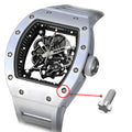 5 Star Screws Replacement for Richard Mille Watch Case Gray Steel Screw  (2.6 * 1.2 * 4.5)
