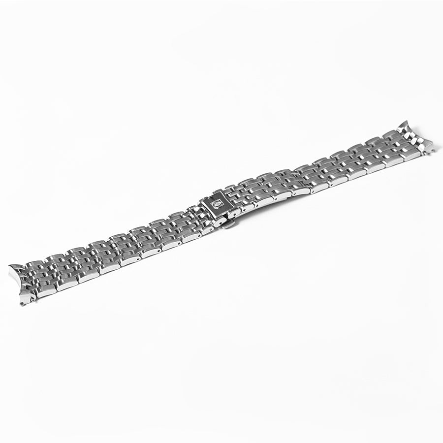 20mm Stainless Steel Watch Band Replacement for Omega De Ville 431 Co-Axial – Shallow Curved End Link Bracelet