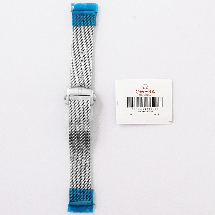 Omega Seamaster 007 Mesh Bracelet Replacement 20mm Stainless Steel Band