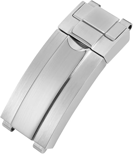 Glide-Lock Buckle Clasp Band Replacement For Rolex Datejust Submariner Gmt Daytona Strap Stainless Steel 16mm