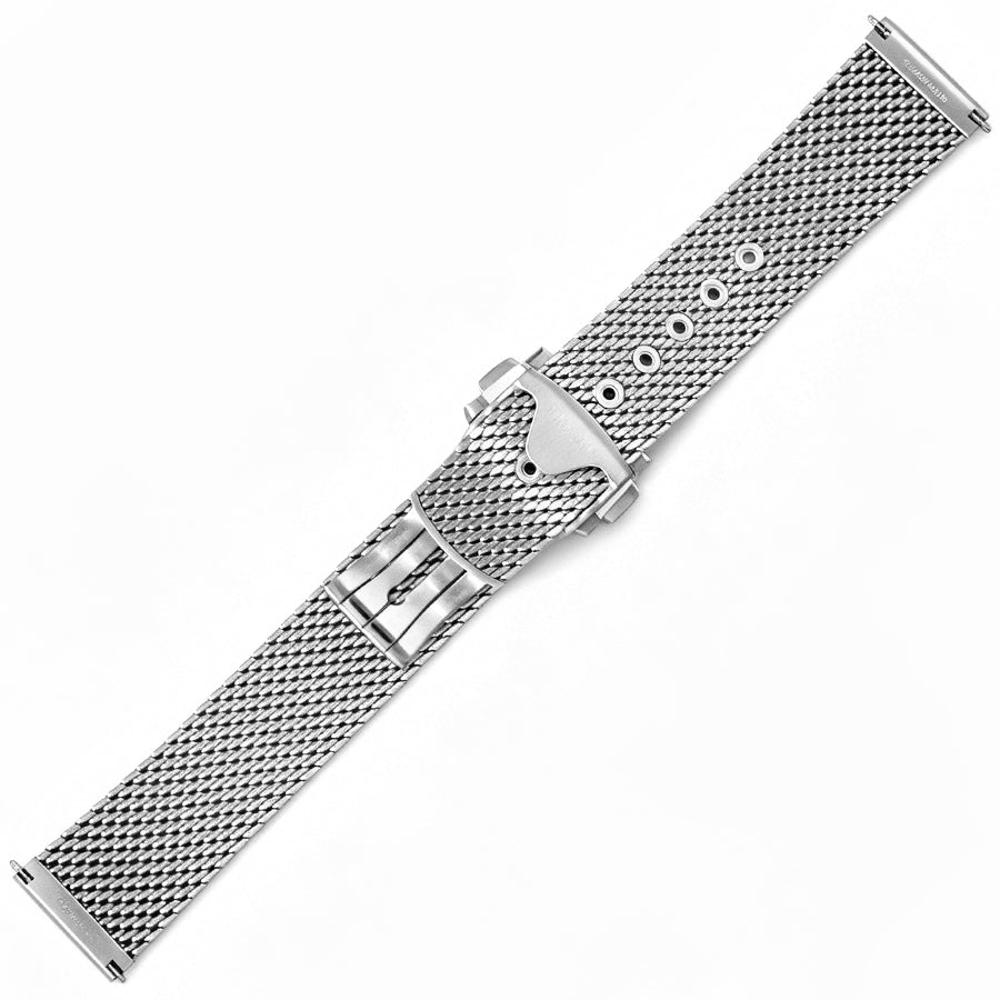 Omega Seamaster 007 Mesh Bracelet Replacement 20mm Stainless Steel Band