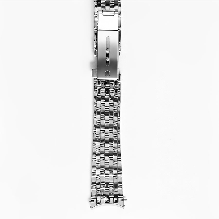20mm Stainless Steel Watch Band Replacement for Omega De Ville 431 Co-Axial – Shallow Curved End Link Bracelet