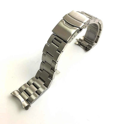 Oyster Watch Band Replacement For Seiko Model 4R36-04Y0, Srp773, Srp775, Srp777, Srp779 Curved Connectors Bargain 22mm